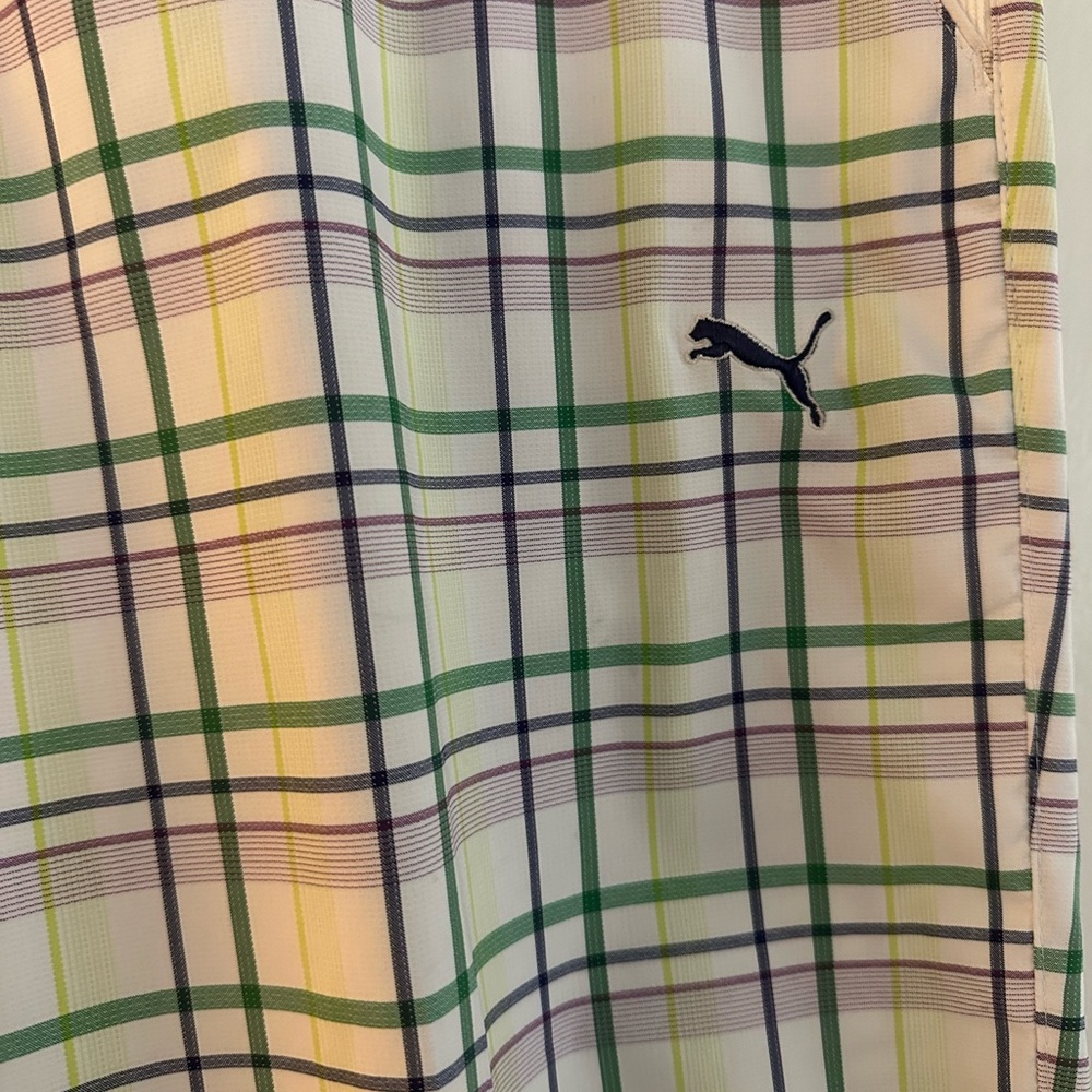 Puma Pants Men’s 36 X 32 Golf Plaid Pants